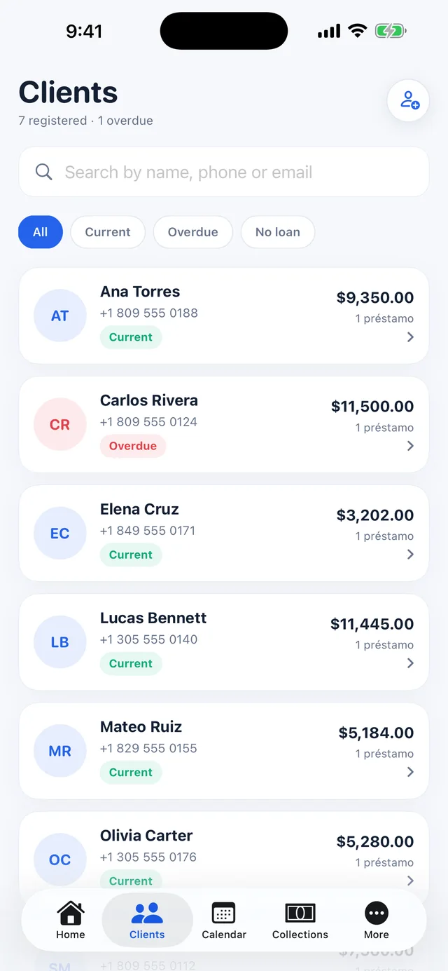 PrestaFlow clients screenshot