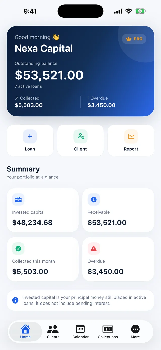 PrestaFlow home dashboard
